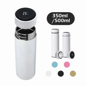 Sublimation Blank Vacuum Smart Reminder Thermos Flask Led Digital Temperature