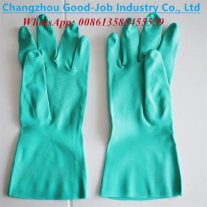 China Nitrile Heavy Duty Chemical Protective Work Gloves Thickened wholesale