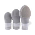 OEM Grey Silicone Cleansing Brush Face Silicone Scrubber Electric