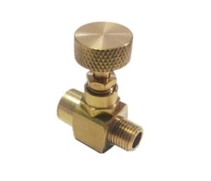 China 1/4 NPT Male * 1/4 NPT Female Brass Needle Valve High Pressure wholesale