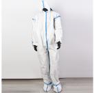 Waterproof disposable SF coverall non woven workwear medical suit with taped