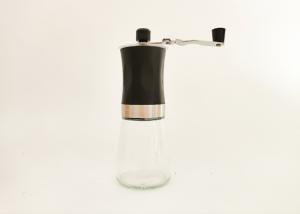China Clear Bottle Stainless Steel Shake Hand Pepper Grinder Manual Large Capacity Pepper Grinder wholesale