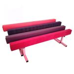 Blue Kids Adjustable Balance Beam , Gymnastics Equipment Beam 80-120CM Height