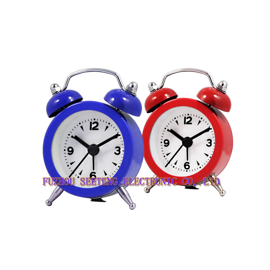 desktop clock alarm clock lovely design plastic colorful material