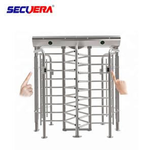 China Stainless Steel Pedestrian Control Security Full Height Turnstile Barrier Gate wholesale