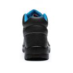 ​Sturdy Leather Safety Shoes For Womens Steel Toe Slip Resistant Boots Anti