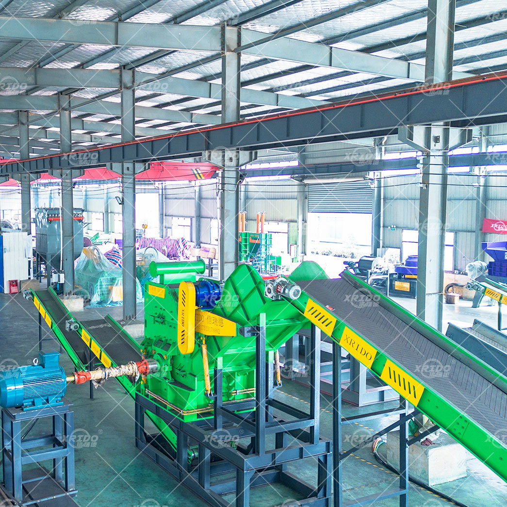 Hydraulic Scrap Radiator Scrap Car Bicycle Shredder Waste Steel Iron Scrap Copper and Aluminum Crusher