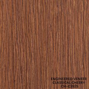 China 392C / 392S Recomposed Wood Veneer Dark Brown For Vintage Decoration wholesale