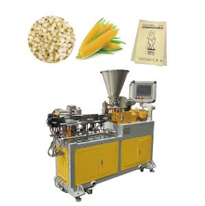 China 5~20kg/H Air Cooled Biodegradable PLA Starch Film Small Granulator With Filter wholesale
