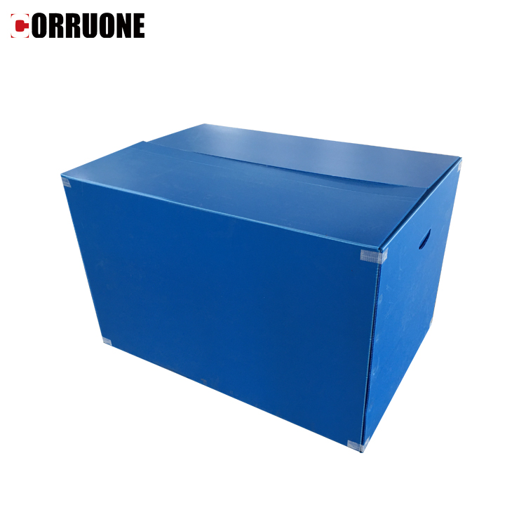 A4 Nuc Asparagus Corrugated Plastic Sheet Box With UV Coating