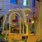 4.0m Garden Outdoor Bubble Tents Aluminium Frame Plastic Dome Tent