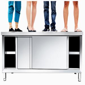 China 0.7mm 1mm Restaurant Stainless Steel Pantry Cabinet wholesale