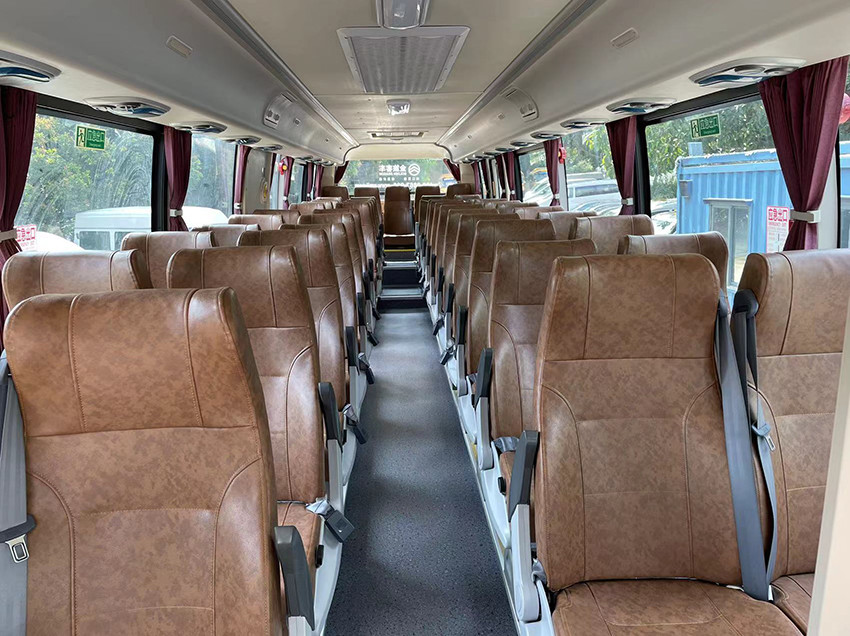 Golden Dragon Used Tour Bus 48 Seats Left Hand Drive Diesel Second Hand Travels Bus