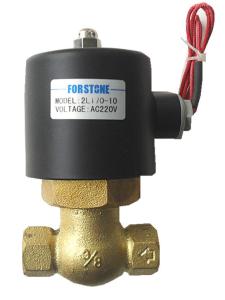 China AC 220V 3/4 Inch Brass Electric Solenoid Valve For Hot Water NC wholesale