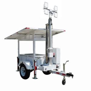 China Strong Mobility Portable Solar Led Light Trailer For Mining lighting wholesale