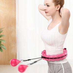 China Silicone Abs Weighted Smart Fitness Thin Waist Adjustable Hula Hoops wholesale