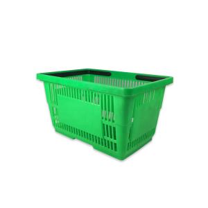 China 35L Plastic Hand Shopping Basket For Grocery Storage Supermarket wholesale