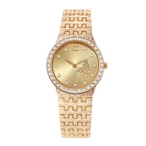 China 3BAR Female Gold Wrist Watch 3ATM Alloy Silver Ladies Wrist Watches wholesale