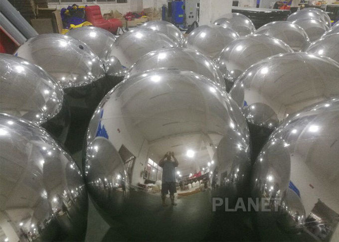 Damp Proof Inflatable Mirror Balloon For Event Decoration High Tear Strength