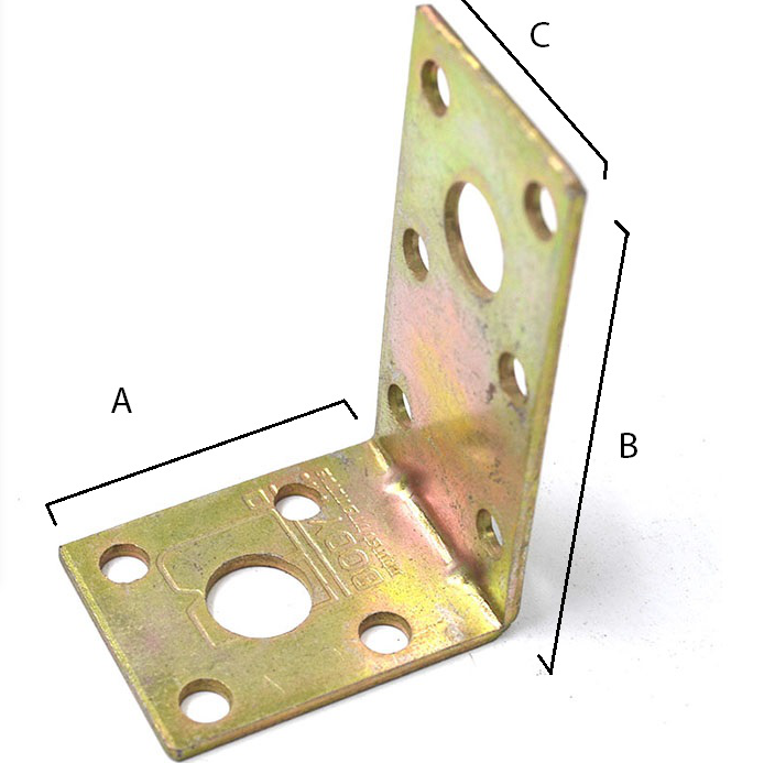 Customized Logo Carbon Steel Stamping Joist Hanger Angle Bracket for Wood Construction