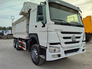 China 6-8L Engine Capacity White HOWO 6*4 Tipper Truck Construction for Building Materials wholesale