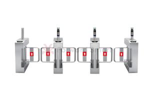 China School Supermarket Pedestrian RS485 Swing Barrier Gate wholesale