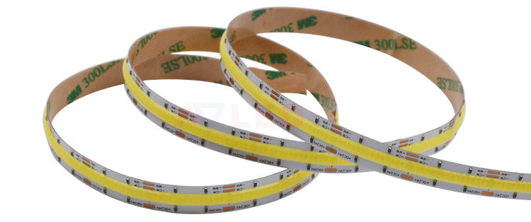 Top Rated Tunable White Led Strip COB CCT Dotless Lights DC 24V Adjustable 2700K To 6500K