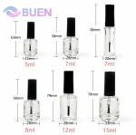 Glass Nail Polish Bottles 3ml 5ml 10ml 15ml 20ml Square Empty Nail Polish Glass