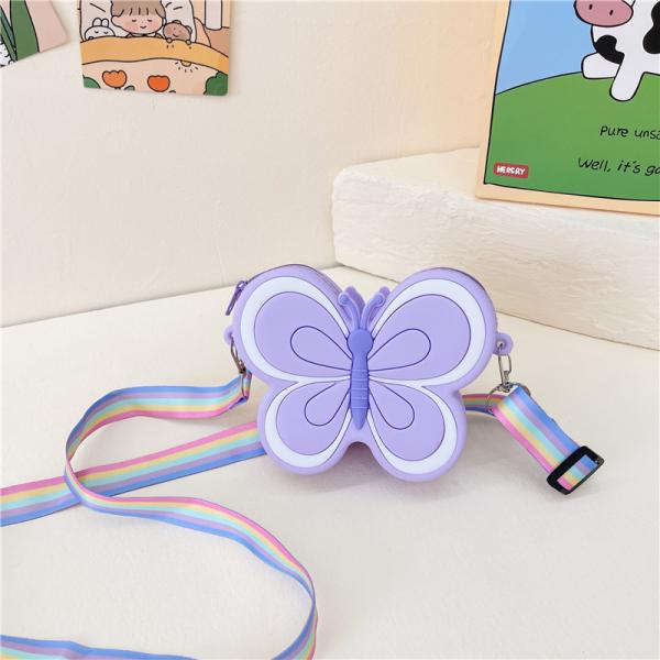 Cute Butterfly Crossbody Bag Toddler Cross Body Purse Wallet Shoulder Bags Handbag Crossbody Purses Coin Purse For Kids