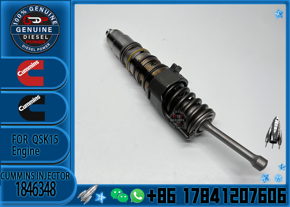 Genuine And New Diesel Fuel Injector 1846348 5634701 4030346 for Cummins QSX15 Diesel Engine