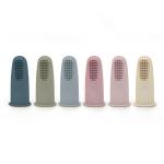 Natural Silicone CPSIA Baby Finger Toothbrush For Training Teething