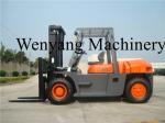 8 Ton Diesel Powered Forklift 4wd Forklift Pallet Truck 18 Months Warranty