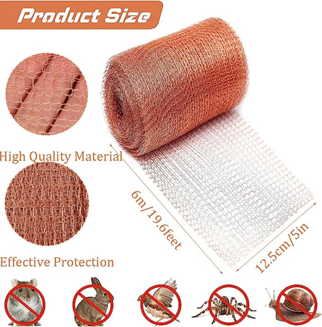 0.2mm-0.28mm Copper Knitted Wire Mesh For Rodent Control ISO9001
