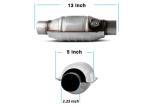 EPA 2.5 Inch High Flow Universal Catalytic Converter 410250