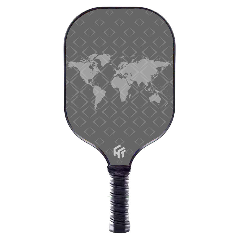 40cm Fiberglass Pickleball Racket with PP Honeycomb Core and Dome Top Spin Control