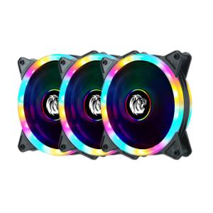 China Colorful Double Aperture High Volume Heatsink Cooling Fan Silent PC Chassis 2800rpm FCC wholesale