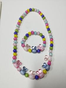 China Portable Elastic Childrens Beaded Necklace , Multiscene Kids Beaded Bracelets wholesale