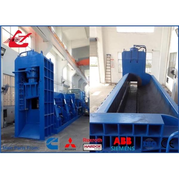 Heavy Duty Baler Shear 74kW Recycling ISO9001 Scrap Baling Press Machine