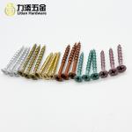 Metric Metal Screw Fasteners Q215 Alloy Steel Material Black Zinc Plating Three