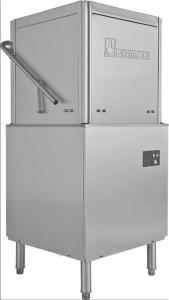 China High Safety Kitchen Dishwashing Equipment , Hood Type Dishwasher 60 Baskets / Hour wholesale