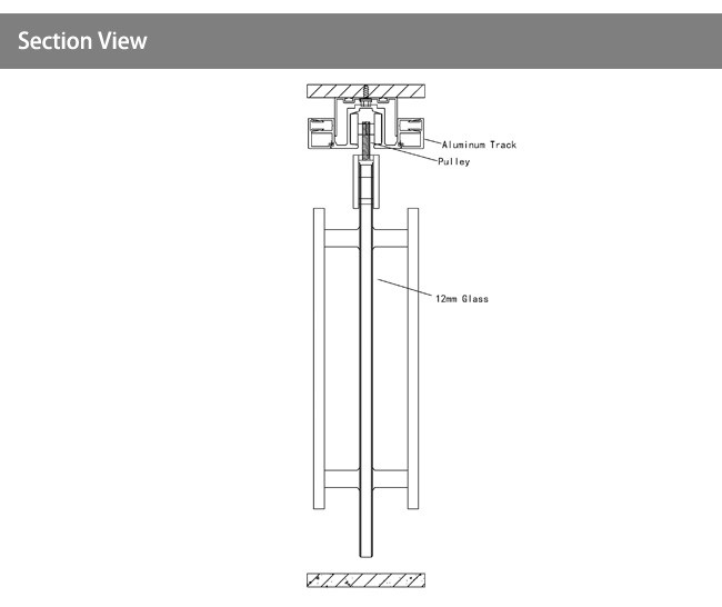 Double Frameless Glass Partition Wall Slide Door Double Glazed Sliding Acoustic Pocket Door