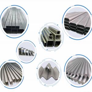 China GR1 Titanium Square Tube Retangular Tube L Profile U Profile wholesale