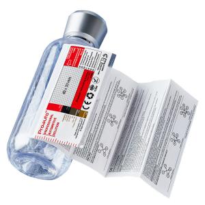 China Transparent PMS Freeze Resistant Custom Clear Cosmetic Bottle Labels wholesale