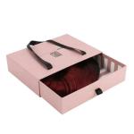 Hair Extension Bundles 150gsm Book Shaped Gift Box with Clear Window