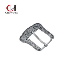China Practical Printing Metal Belt Buckles Nickel Plated Antirust wholesale