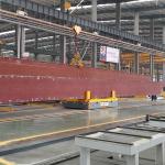20 Tons Concrete Mould Rail Transfer Trolley Using In Painting Workshop ISO9001