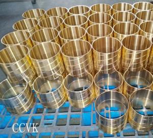 China Solid Self Lubricating Bronze Bearings Bushing Thin Wall Big Diameter OD wholesale