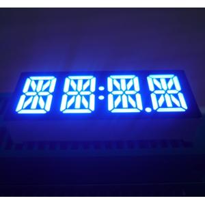 China Low Power Ultra Blue 0.47" 4 Digit Led 14 Segment Display Common Anode For STB wholesale