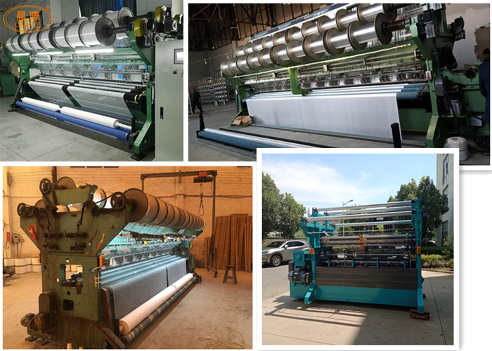 Plastic Shade Net Making Machine , 3-7.5kw Computerized Knitting Machine
