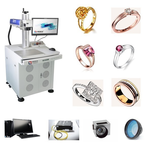 High Efficiency Fiber Laser Engraving Machine Metal For Cable Marking